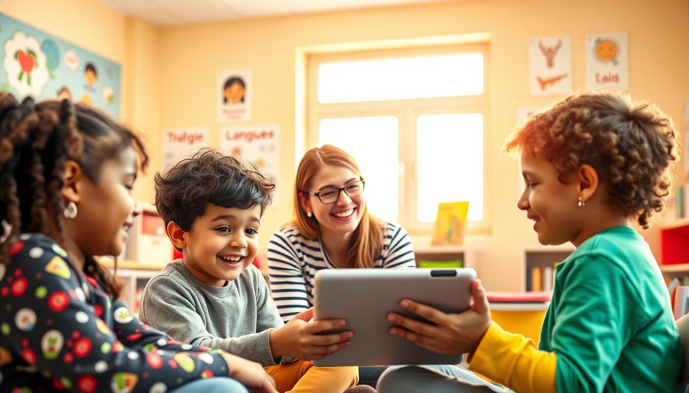 KI Sprachlernen Kinder