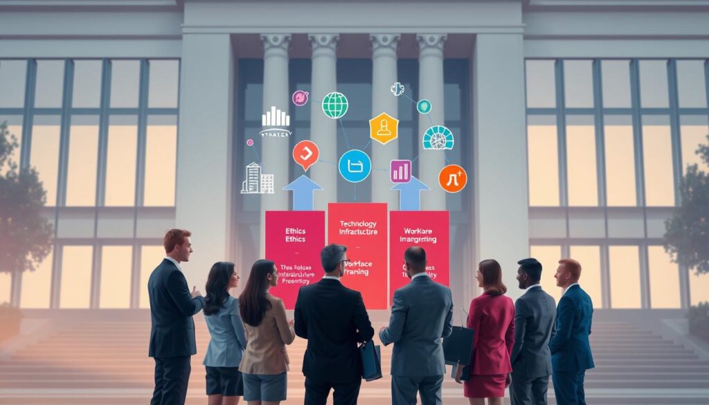 KI-Strategie öffentlicher Sektor mit fünf Grundpfeilern