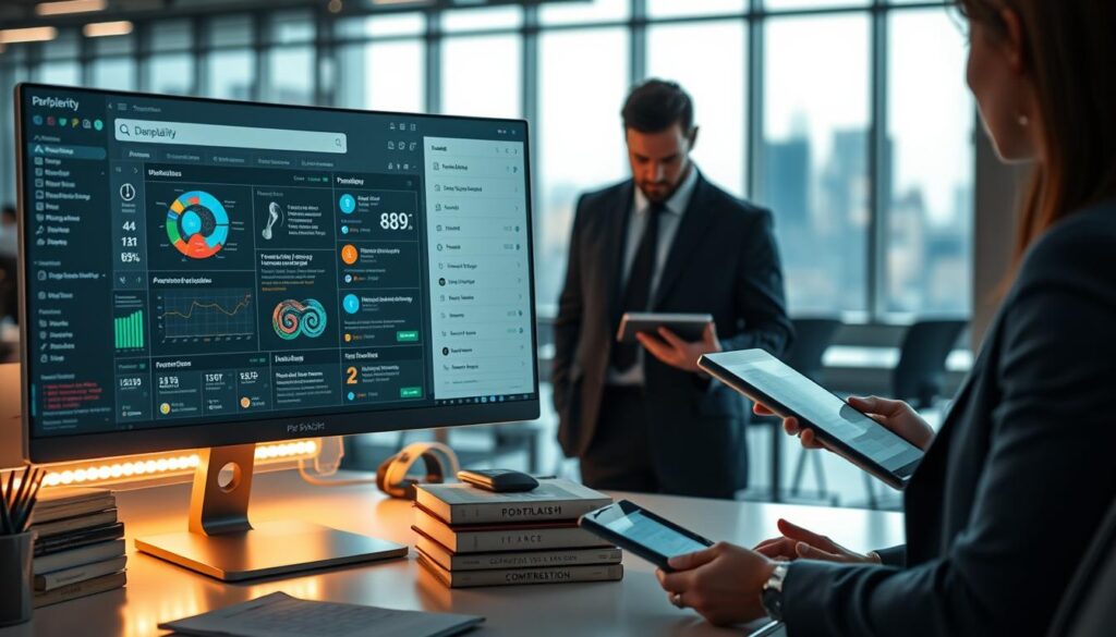 KI-Suchmaschine Perplexity Technologie Interface