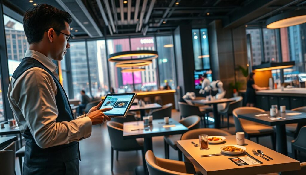 KI-Technologie Restaurant intelligente Systeme Gastronomie