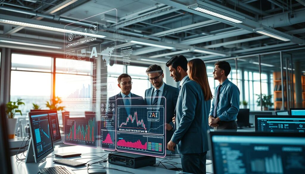 KI-Technologie und Content-Generierung Prozess