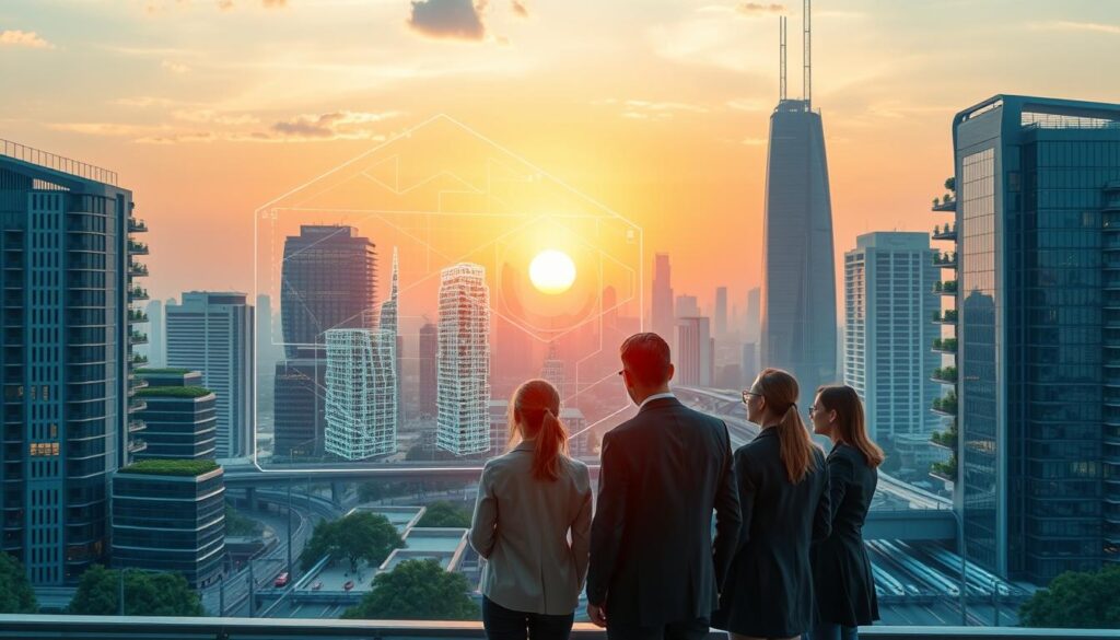 KI-Technologien digitale Zwillinge Smart Cities urbane Transformation