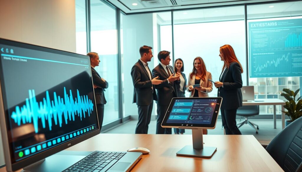 KI Text zu Sprache Generator Technologie Prozess