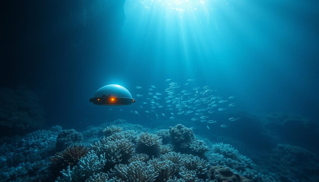 KI Tiefsee-Analyse und Unterwasserbilder KI-Auswertung