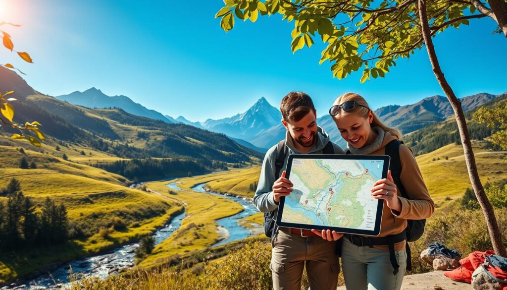 KI-Tools Natur digitale Tourenplanung