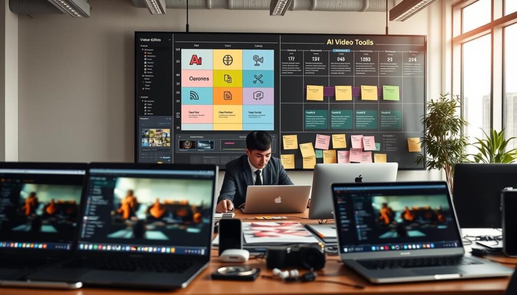 KI Tools Vergleich für Videobearbeitung