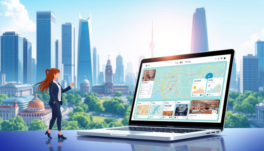 KI-Tools für Reisen bei der Städtereiseplanung