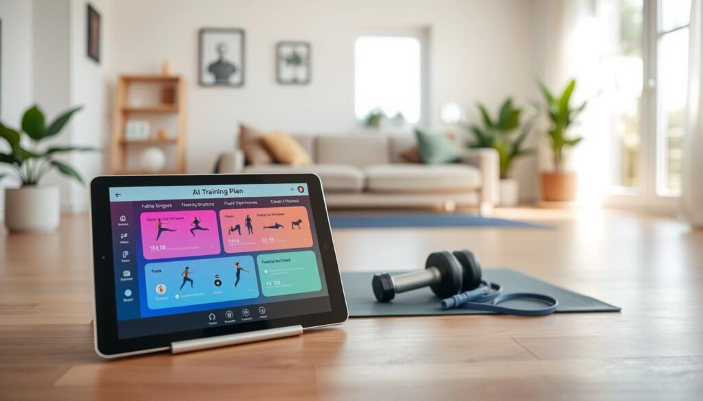 KI-Trainingsplan für strukturiertes Heimtraining