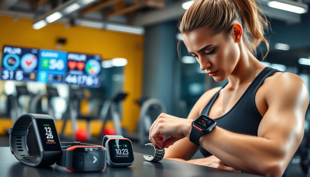 KI Wearables Fortschrittstracking Fitbit Garmin WHOOP Herzfrequenz