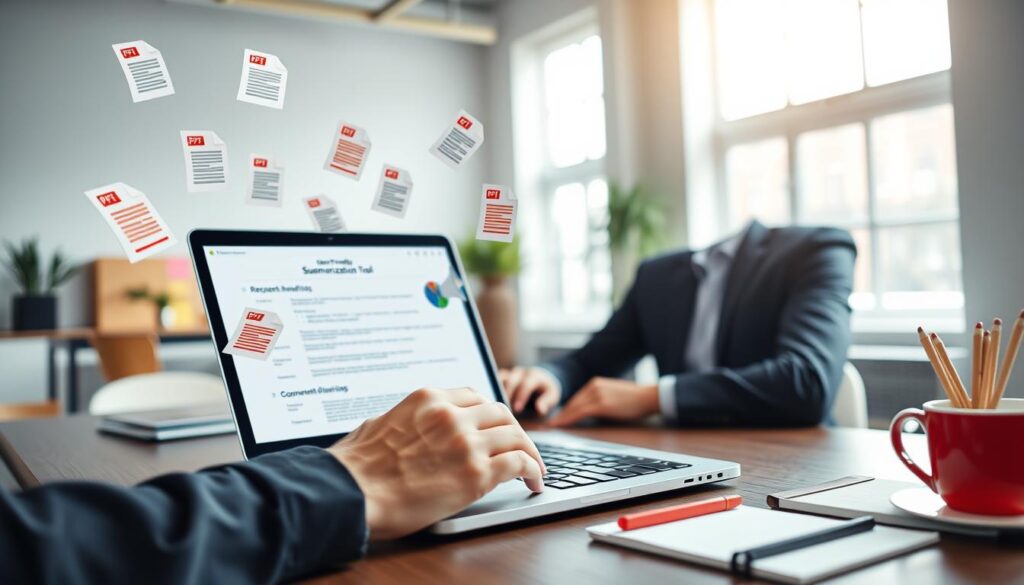 KI-Zusammenfassungstool kostenlos für PDF-Dokumentenverarbeitung