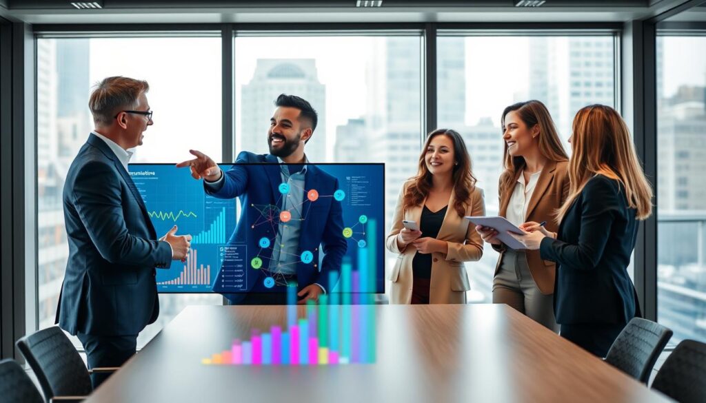 KI analysiert Kommunikationsmuster in Team-Meetings