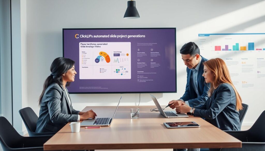 KI für Slides mit ClickUp Präsentationen erstellen