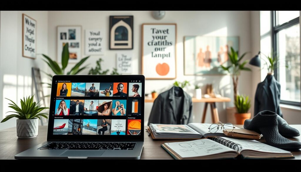 KI-generierte Bildkonzepte und visuelle Inspiration für OnlyFans Content-Planung