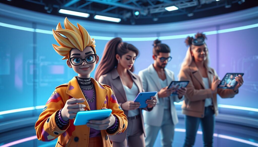 KI-generierte Influencer und 3D-Modellierung Technologie