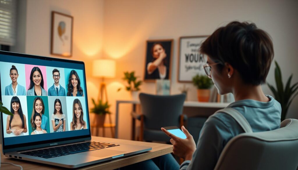 KI-generierte Profilbilder auf Dating-Apps