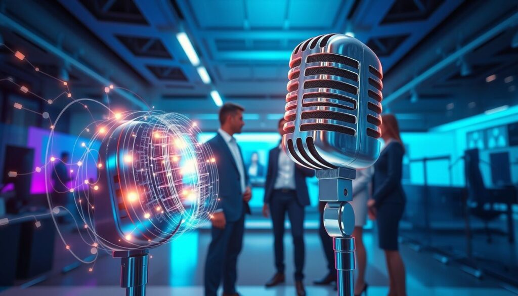 KI-generierte Stimmen und Voice AI Technologie