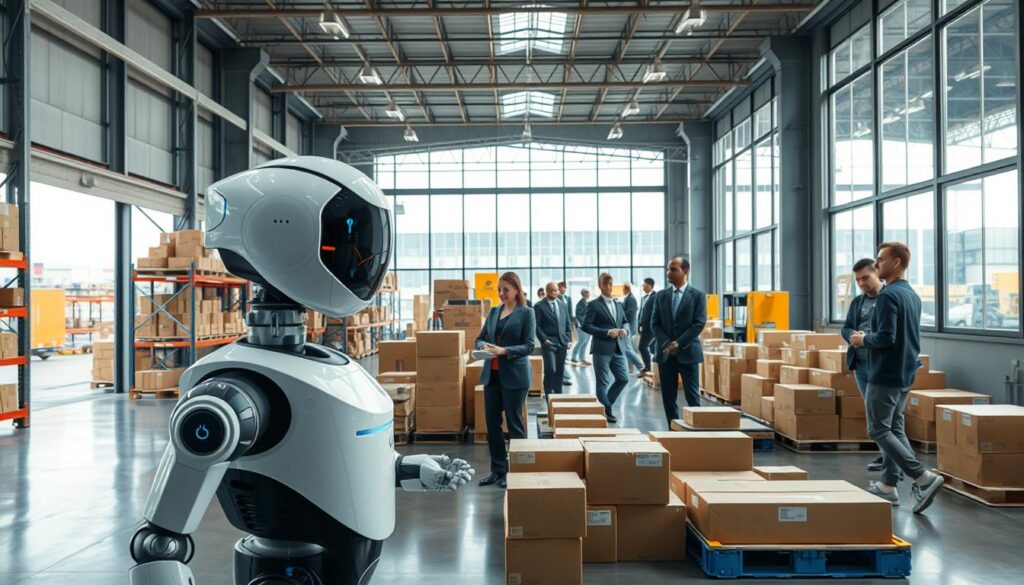 KI-gesteuerte Roboter in der Logistik