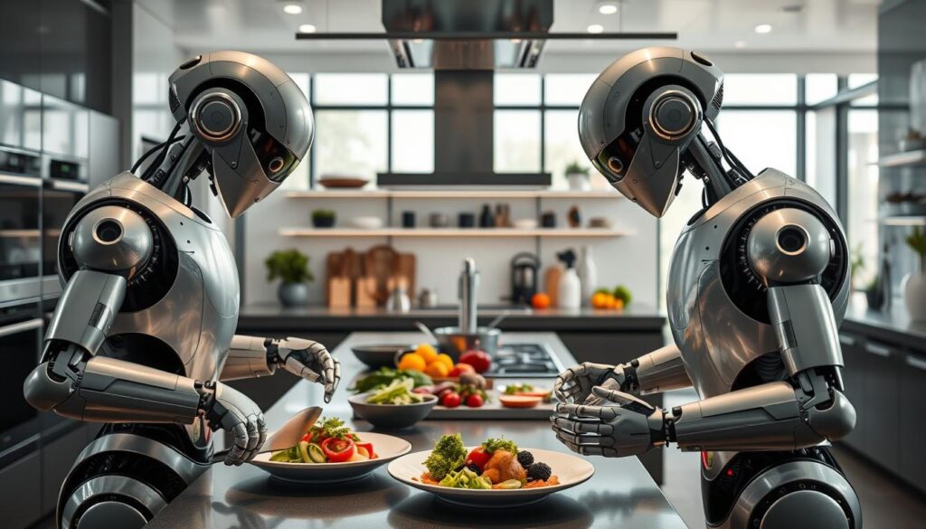 KI-gesteuerte Roboter in der modernen Gourmetküche
