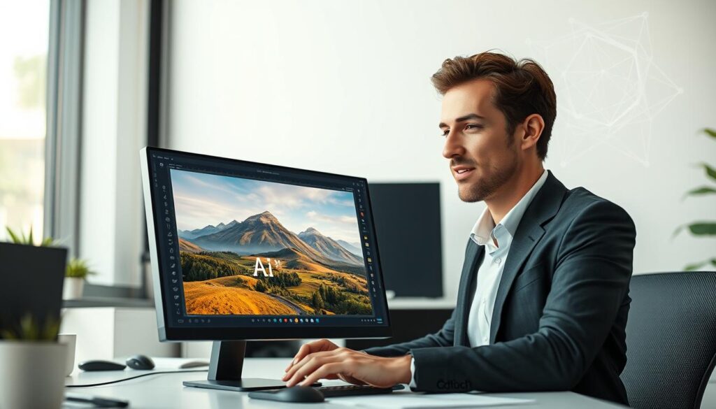 KI-gestützte Bildbearbeitung mit generativer Füllung