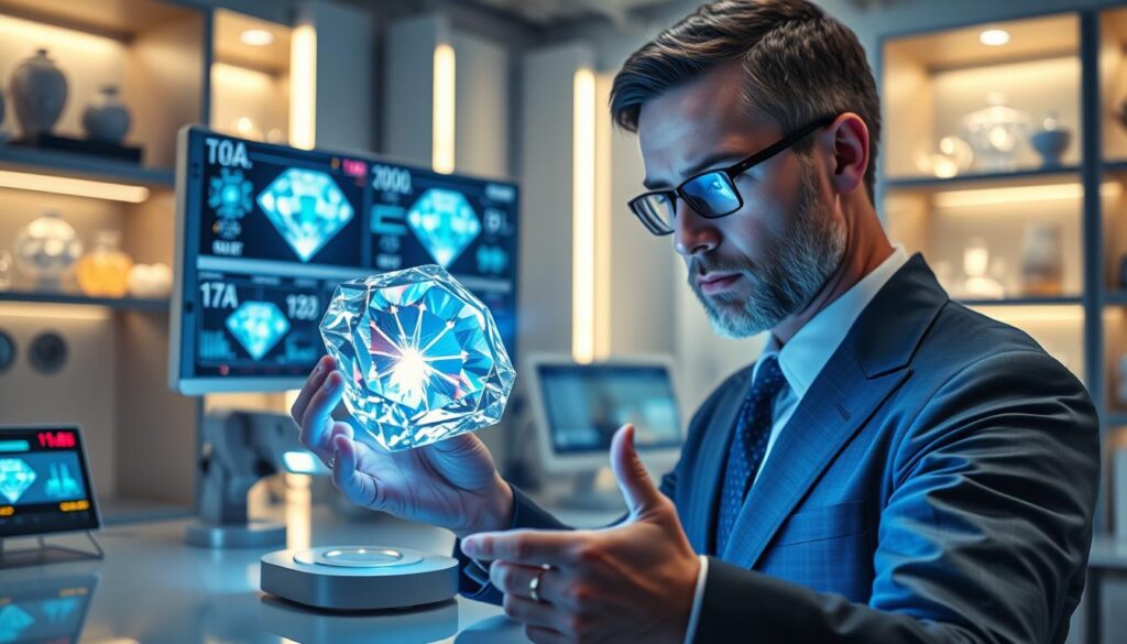 KI-gestützte Edelsteinanalyse und digitale Diamantenbewertung mit künstlicher Intelligenz