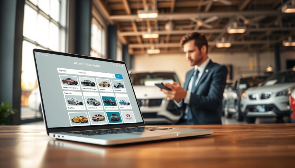KI-gestützte Fahrzeugsuche mit natürlicher Sprachsuche