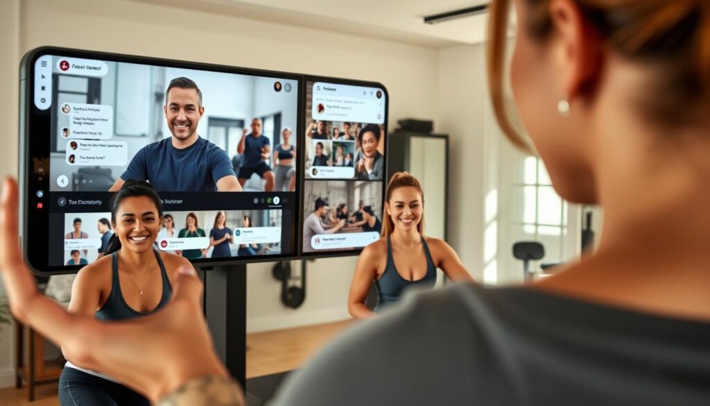 KI-gestützte Fitness-Apps mit virtuellen Trainern und Online-Communities für Motivation