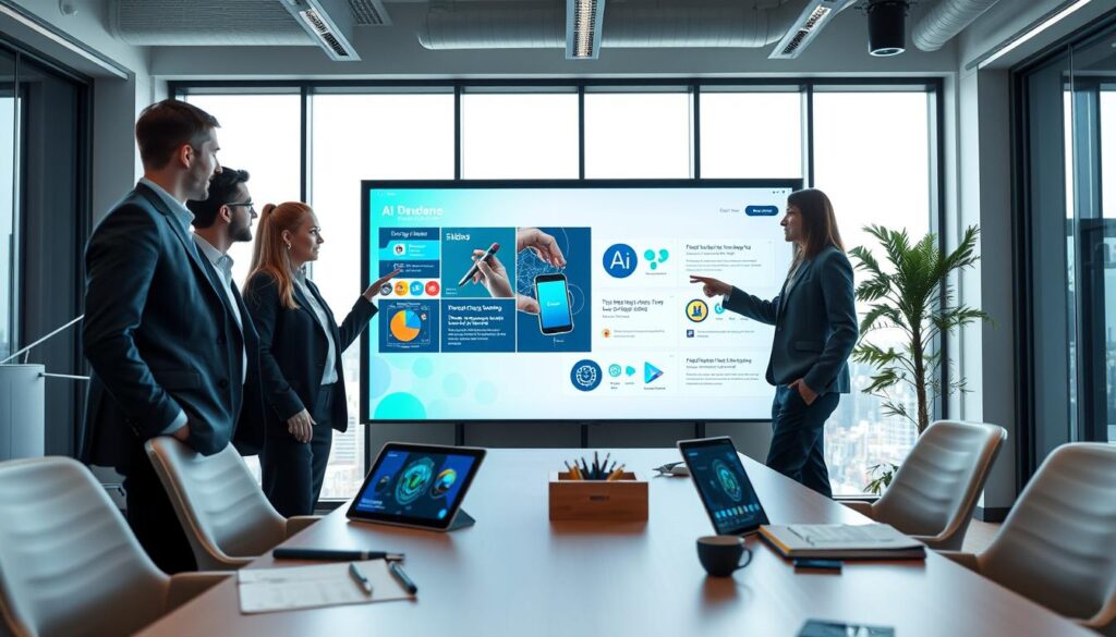 KI-gestützte Folien und Präsentations-KI Technologie