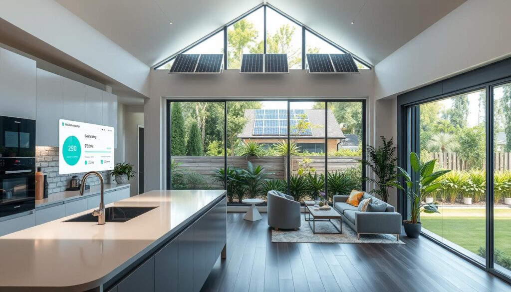 KI-gestützte Gebäudetechnik und Solarenergie im modernen Zuhause