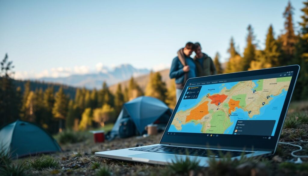 KI-gestützte Reiseplanung für Campingplätze