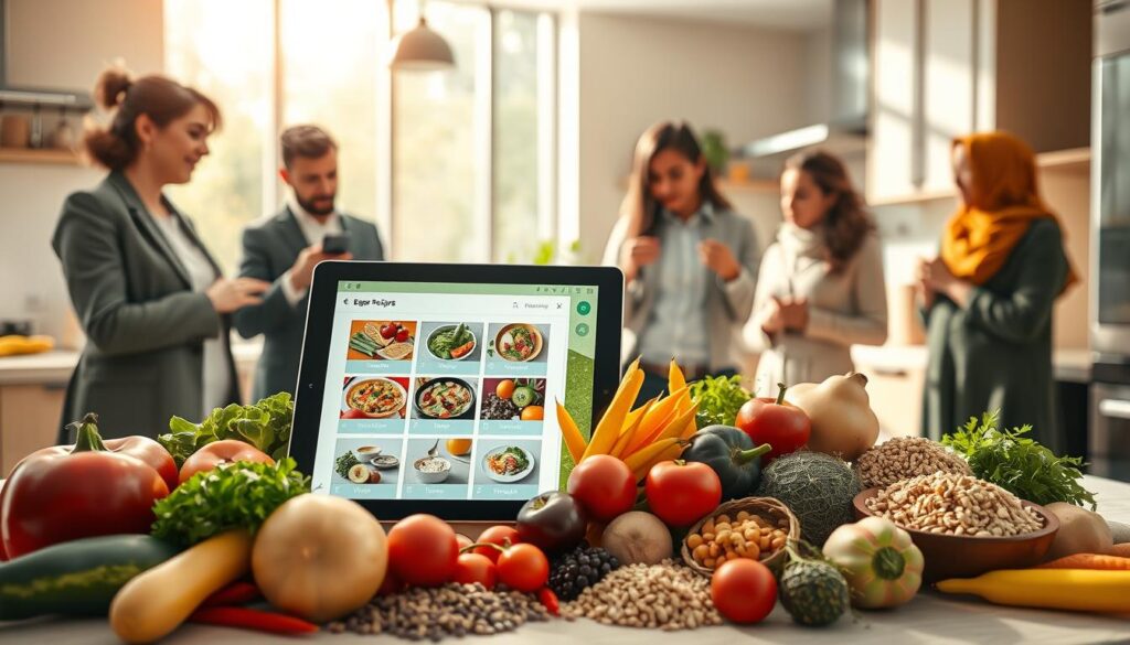 KI-gestützte Rezeptsuche für gemischte Lebensmittelboxen beim Foodsharing