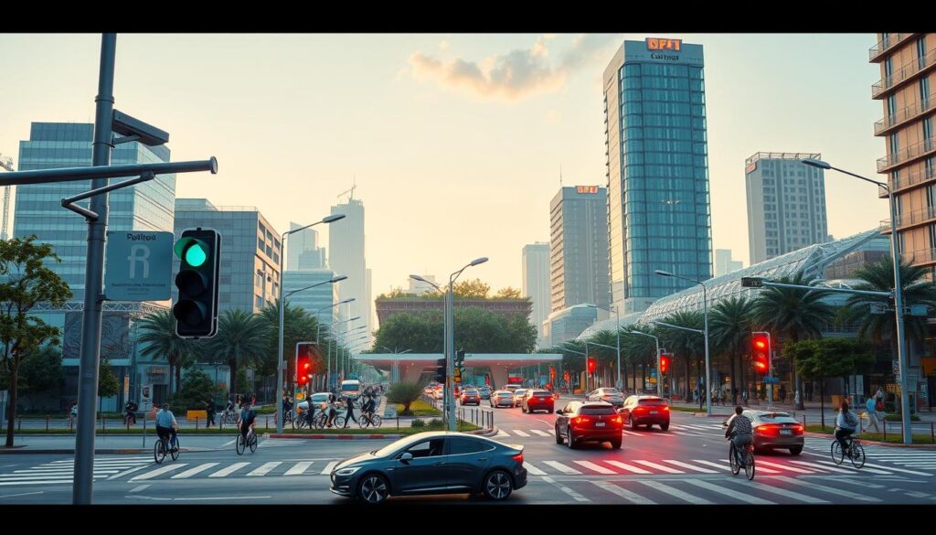 KI-gestützte Verkehrssteuerung mit Sensoren und Computer Vision Analyse
