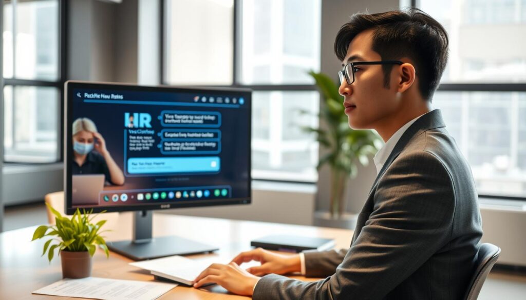 KI-gestützter HR-Chatbot für Mitarbeiterfragen zu Urlaubsansprüchen und Arbeitszeitregelungen