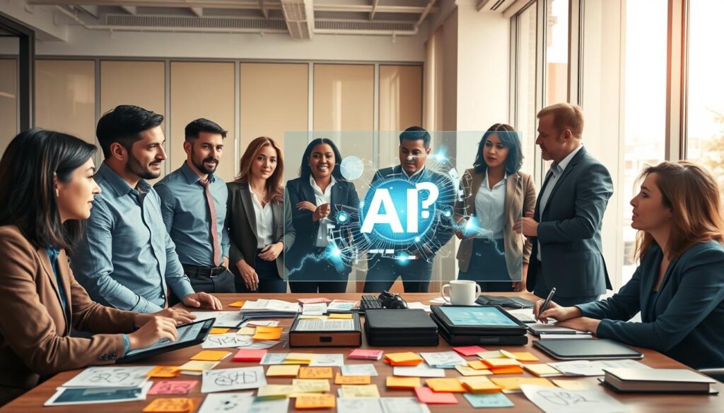 KI-gestütztes Brainstorming für Ideengenerierung und Innovationsprozesse