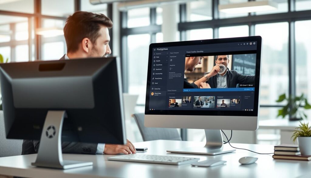 KI-gestütztes Video-Tool FlexClip mit Text-zu-Video-Generierung und automatischer Untertitelung KI-gestütztes Video-Tool FlexClip mit Text-zu-Video-Generierung und automatischer Untertitelung