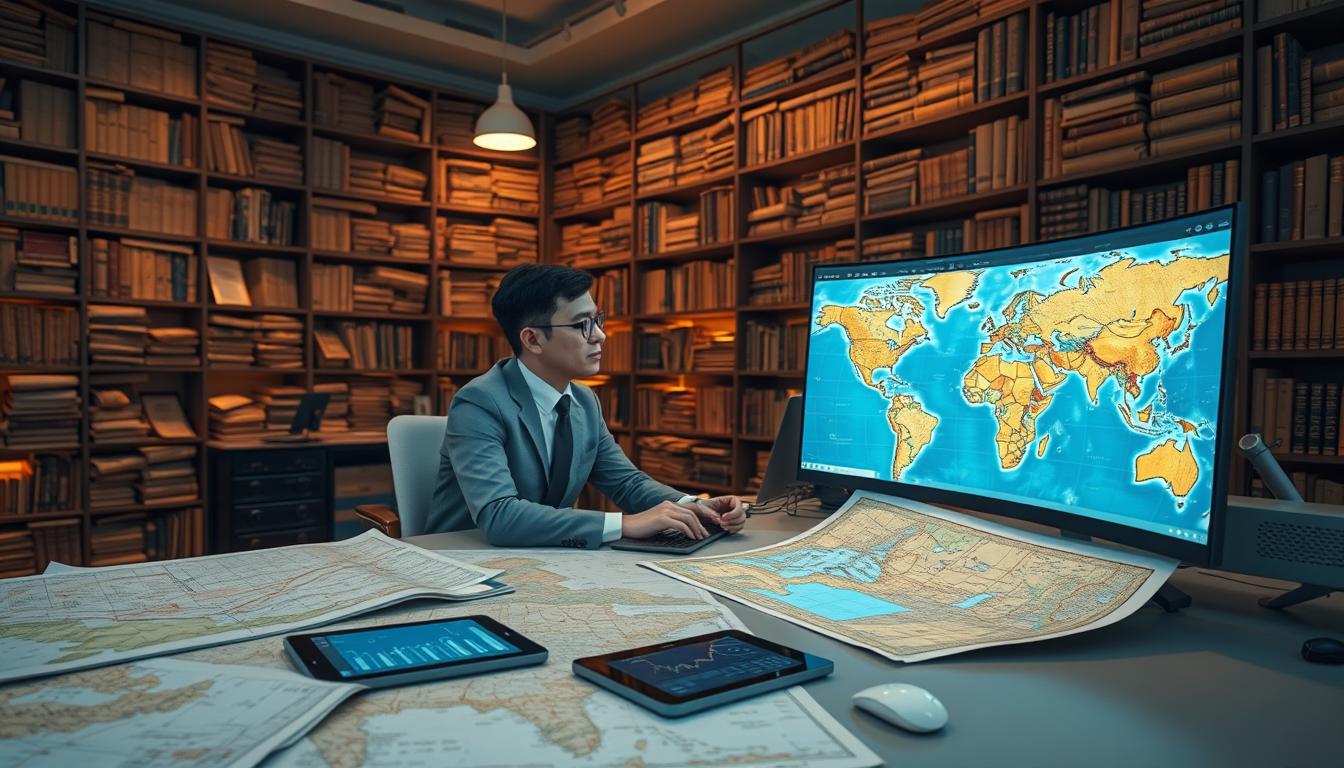 KI historische Karten