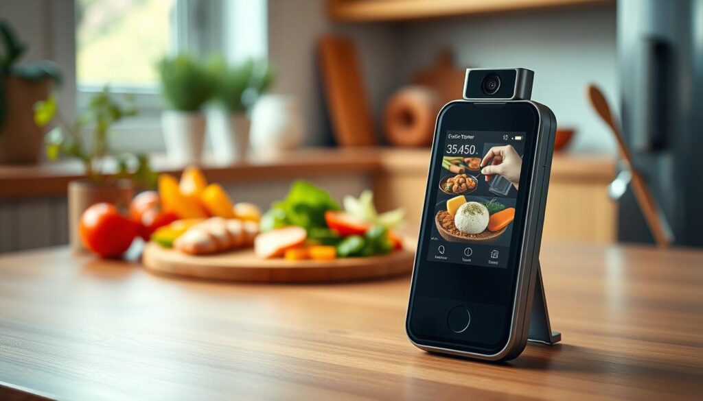 Kalorien-Tracker mit Kamera zur sofortigen Erkennung