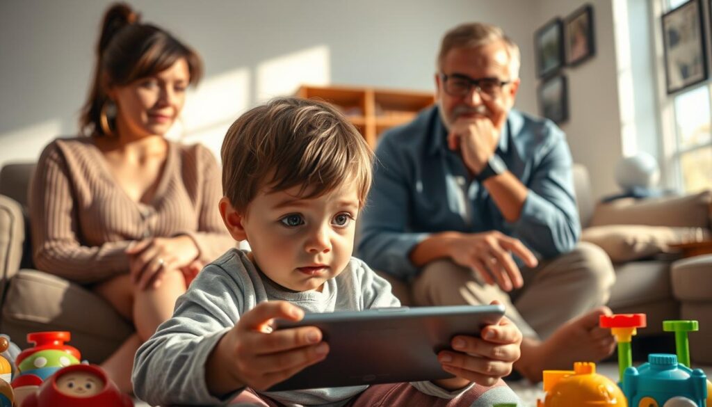 Kinder KI Neugier und Eltern KI Unsicherheit im Familienalltag