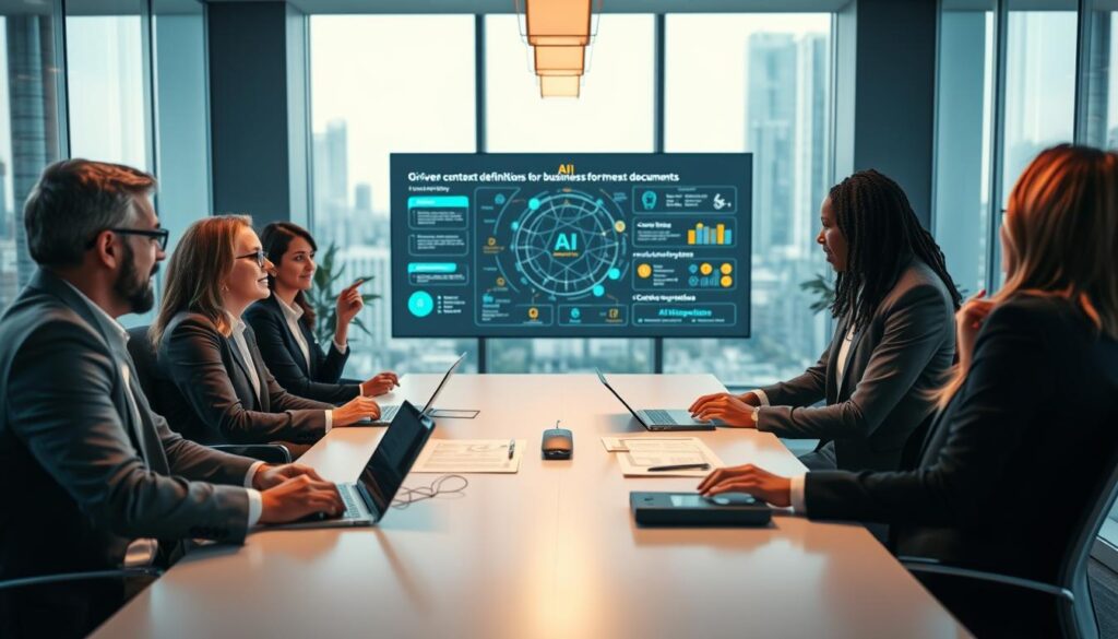Kontextdefinition für Geschäftsdokumente mit KI
