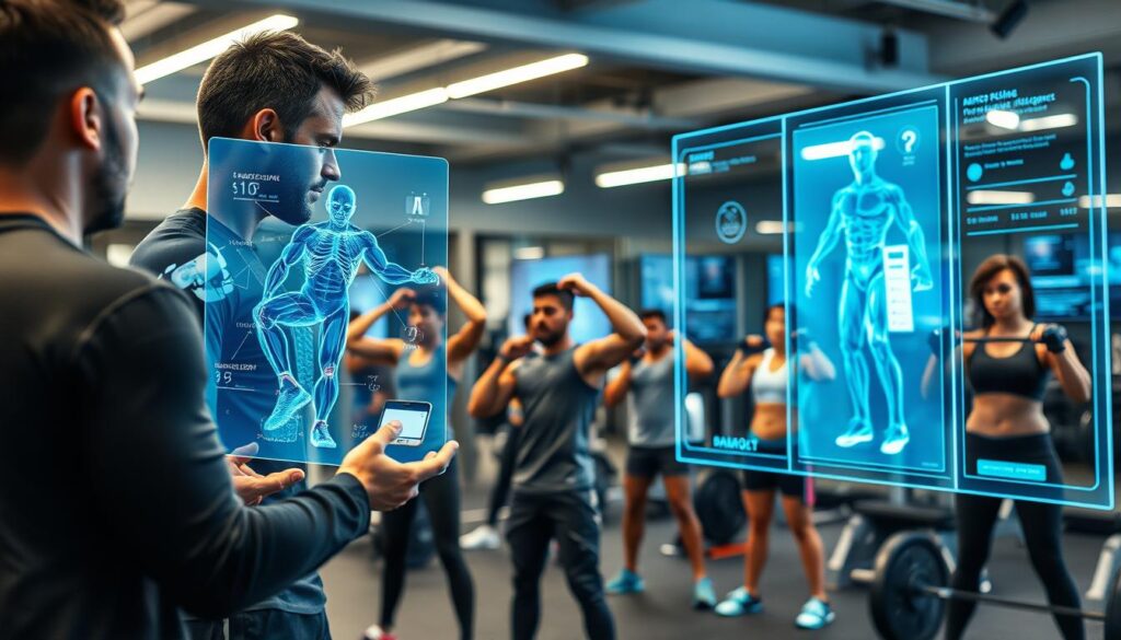 Krafttraining KI Bewegungsanalyse und Muskelaufbau
