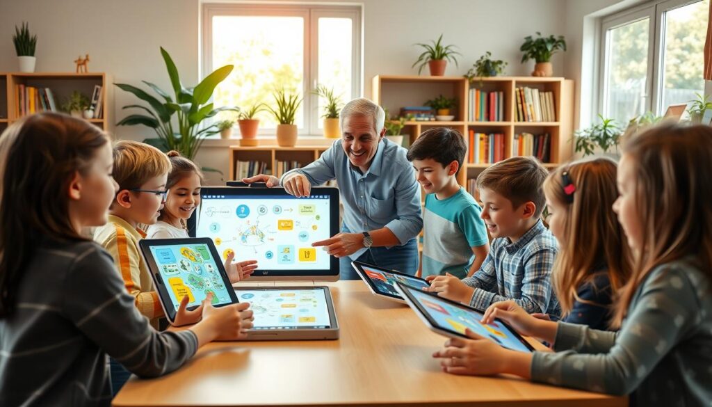 Künstliche Intelligenz Kinder lernen mit modernen KI Bildung Tools