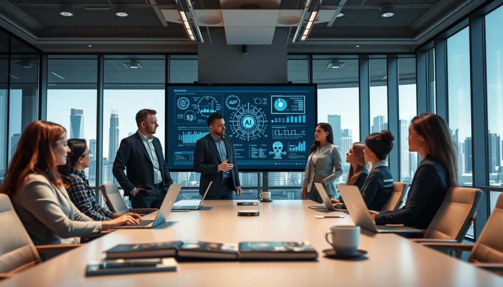 Künstliche Intelligenz Training und agentische KI in Unternehmen