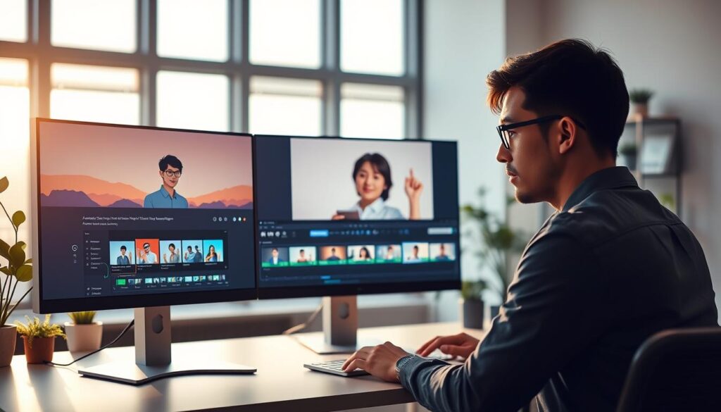 Künstliche Intelligenz Videoschnitt mit Animaker AI