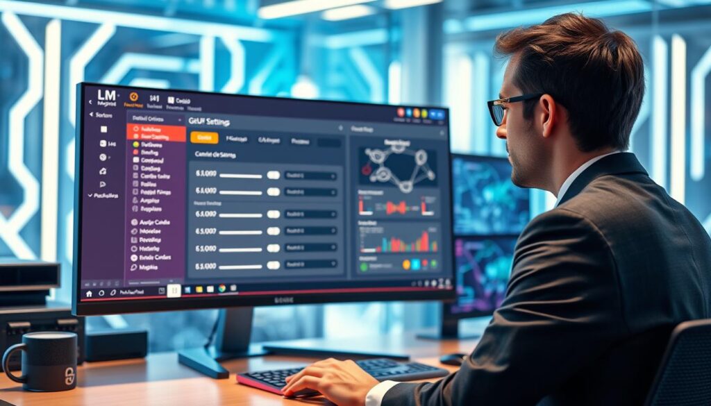 LM Studio Benutzeroberfläche mit GGUF-Modellen