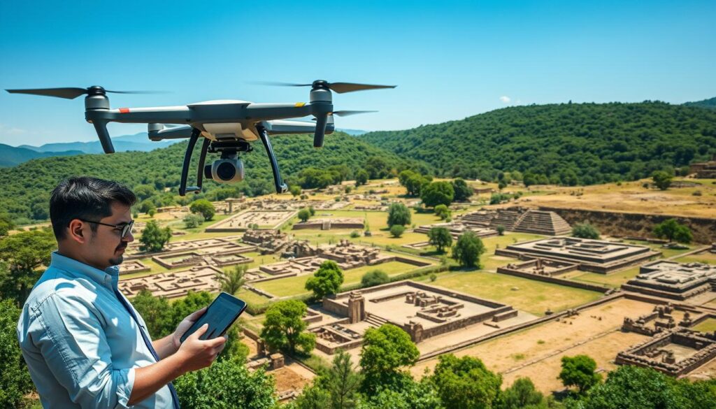 Luftbildarchäologie KI Drohnen Archäologie Fernerkundung historische Stätten