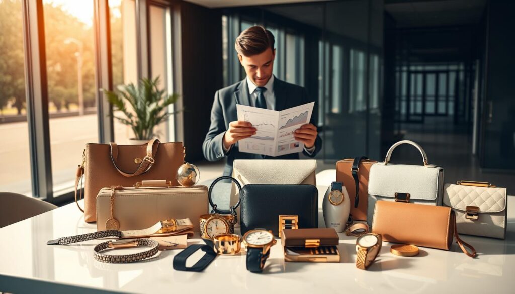 Luxusmarken Portfolio und Disruption Schutz Investment