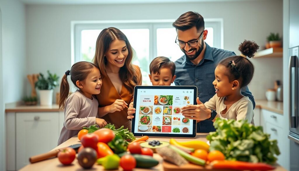 Mahlzeitenplanung mit künstlicher Intelligenz für Familien