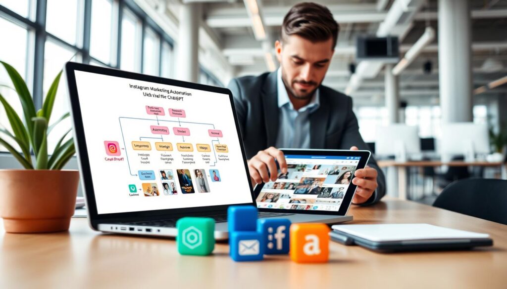 Make-Workflow für Instagram Marketing Automatisierung mit OpenAI