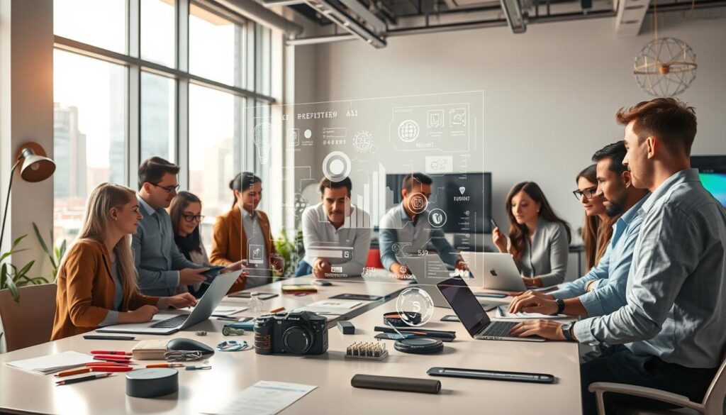 Mensch-Maschine-Kollaboration in Design und Medienproduktion KI