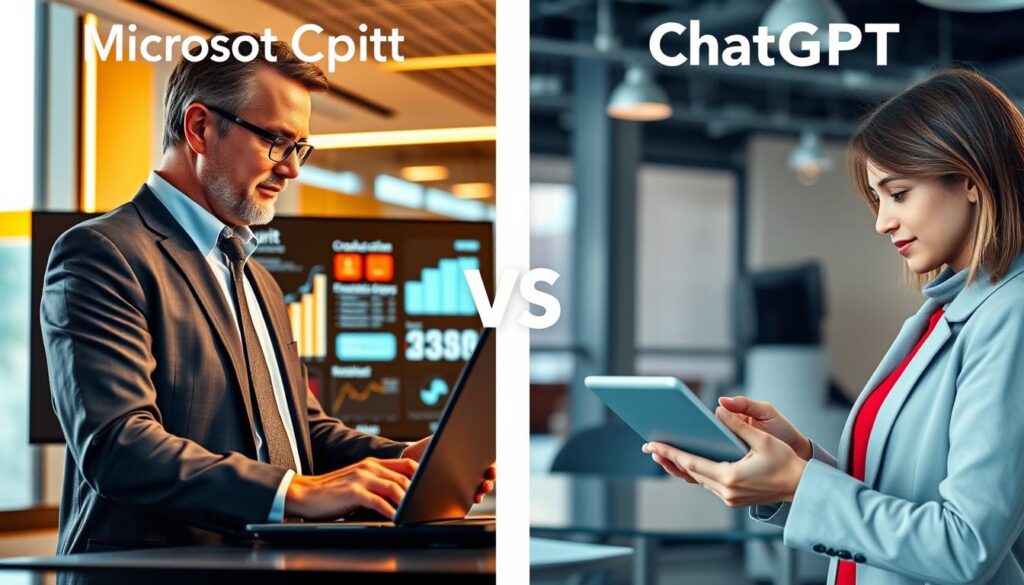 Microsoft Copilot und ChatGPT Unterschied in der Unternehmensnutzung