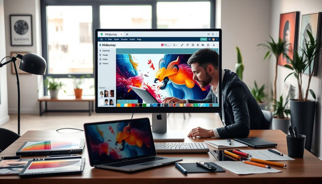 Midjourney Tutorial Webversion Bildkomposition